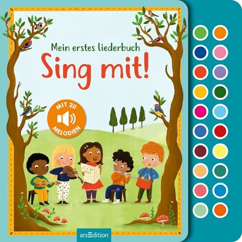 Sing mit!: Mein erstes Liederbuch | Hochwertiges Liederbuch mit leicht auslösbaren Melodien von 20 beliebten Kinderliedern zum Hören und Mitsingen Sing mit!: Mein erstes Liederbuch | Hochwertiges Liederbuch mit leicht auslösbaren Melodien von 20 beliebten Kinderliedern zum Hören und Mitsingen
