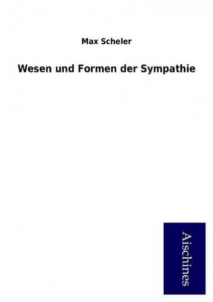 Wesen und Formen der Sympathie