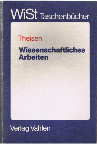 WiSt Taschenbücher Wissenschaftliches Arbeiten