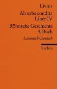 Ab urbe condita. Liber IV / Römische Geschichte. 4. Buch