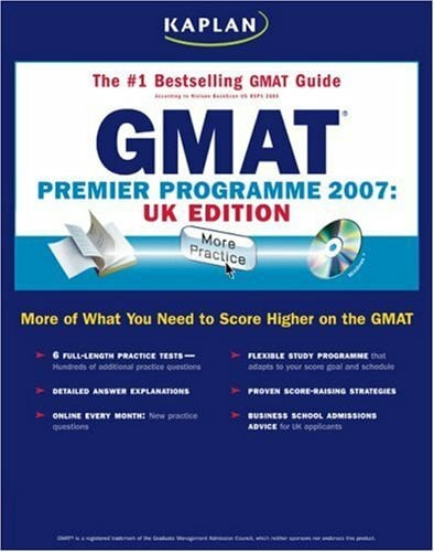 Kaplan GMAT Premier Program: UK Edition: Graduate Business School Admissions Exam