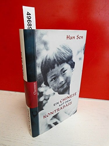 Ein Chinese mit dem Kontrabass
