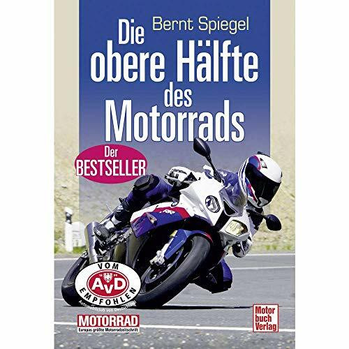 Die obere Hälfte des Motorrads