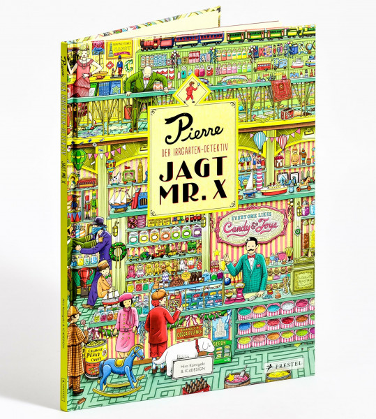 Pierre, der Irrgarten-Detektiv, jagt Mr. X: Suchbilderbuch im XXL-Format für Kinder ab 6 Jahren mit fantastischen Irrgärten zum Rätseln und Knobeln