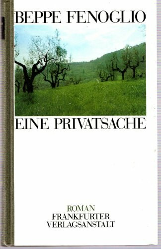 Eine Privatsache. Roman