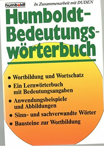 Humboldt-Bedeutungswörterbuch