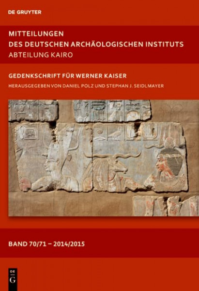 2014/15 (Mitteilungen des Deutschen Archäologischen Instituts, Abteilung Kairo)