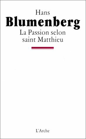 La Passion selon saint Matthieu