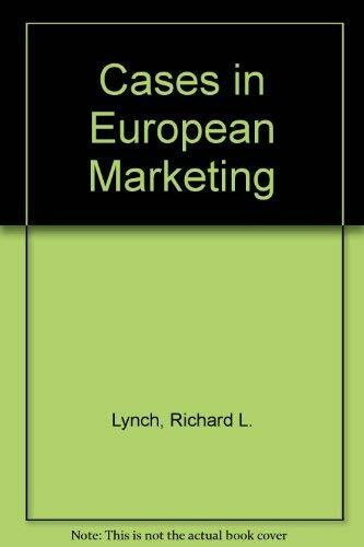 Cases in European Marketing