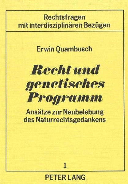 Recht und genetisches Programm