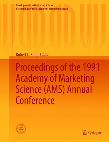 Proceedings of the 1991 Academy of Marketing Science (AMS) Annual Conference