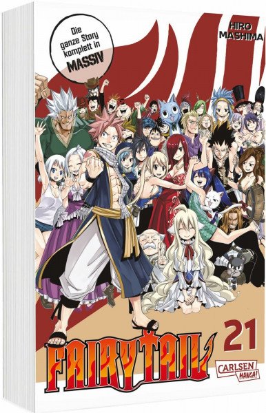 Fairy Tail Massiv 21: 3-in-1-Manga voller rasanter Abenteuer der stärksten Magier der Welt