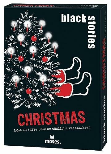 moses. black stories Christmas Edition | 50 rabenschwarze Rätsel | Das Krimi Kartenspiel