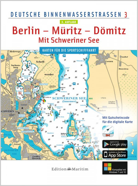 Deutsche Binnenwasserstraßen 03 Berlin - Müritz - Dömitz / Mit Schweriner See