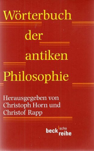 Wörterbuch der antiken Philosophie