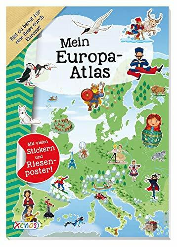 Mein Europa-Atlas: Mit vielen Stickern und Riesenposter