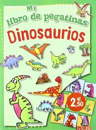 Mein Stickerbuch Dinosaurier: Mit über 40 farbigen Stickern: Viele lustige Lernrätsel