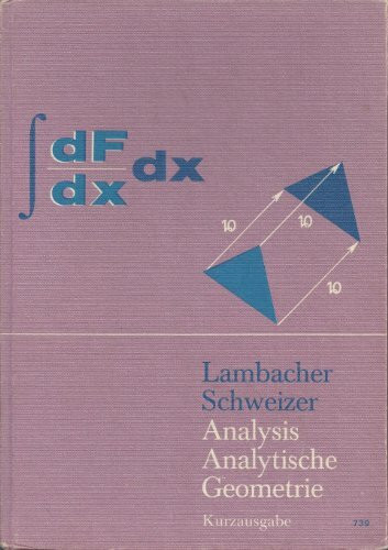 Analysis und Analytische Geometrie. Kurzausgabe