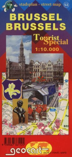 BRUSSEL CITY MAP: TOERISTISCHE KAARTEN