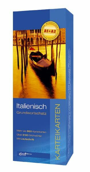 Grundwortschatz Italienisch, Karteikarten: Karteikarten Wortschatz