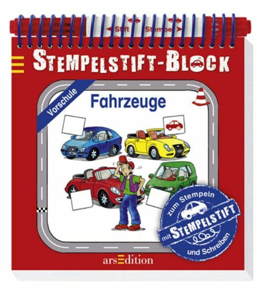 Fahrzeuge: Zum Stempeln und Schreiben. Vorschule