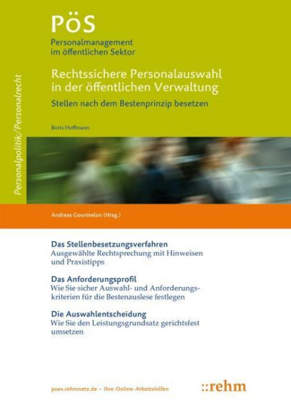 Rechtssichere Personalauswahl in der öffentlichen Verwaltung