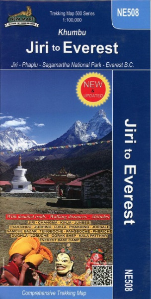 Jiri to Everest (Khumbu) 1 : 100 000