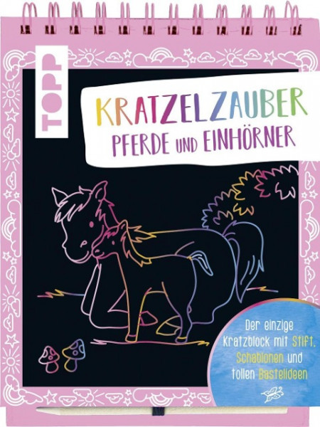 Kratzelzauber Pferde und Einhörner