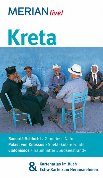 MERIAN live! Reiseführer Kreta: Mit Kartenatlas im Buch und Extra-Karte zum Herausnehmen