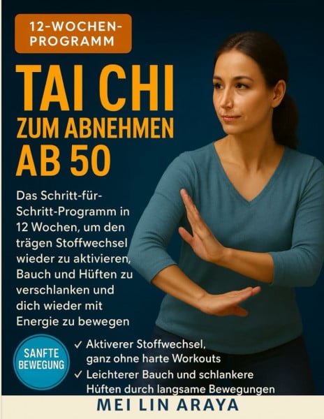 Tai Chi zum Abnehmen ab 50: Das Schritt für Schritt-Programm in 12 Wochen, um den trägen Stoffwechsel wieder zu aktivieren, Bauch und Hüften zu verschlanken und wieder mit Energie zu bewegen