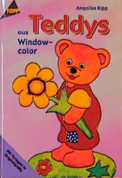 Teddys aus Windowcolor: Fensterbilder
