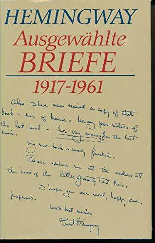 Ausgewählte Briefe 1917 - 1961