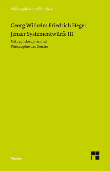 Jenaer Systementwürfe III