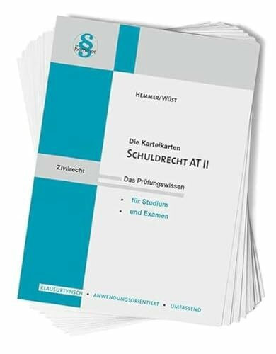 32120 - Karten Schuldrecht AT II: Das Prüfungswissen für Studium und Examen