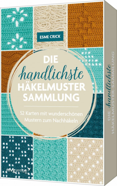 Die handlichste Häkelmuster-Sammlung: 52 Karten mit wunderschönen Mustern zum Nachhäkeln | Kartenset in kompakter Box mit 52 Häkeldesigns und 16-seitiges Booklet mit Häkelwissen