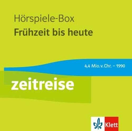 Klett Zeitreise. Frühzeit Bis Heute, Hörspiele-Box (2 Audio-CDs, 1 Dvd) Klasse 5-10