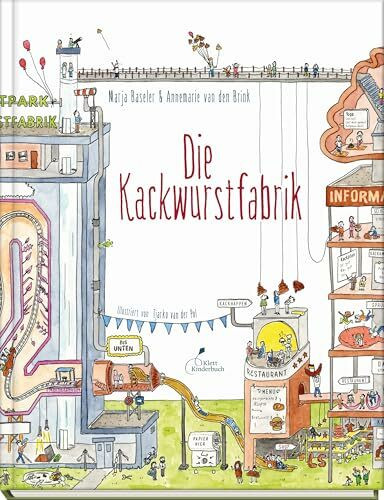 Die Kackwurstfabrik: Einfach erklärt, lustig illustriert: Kindersachbuch zum Thema Verdauung. Für alle Klugscheißer ab 7 Jahren!