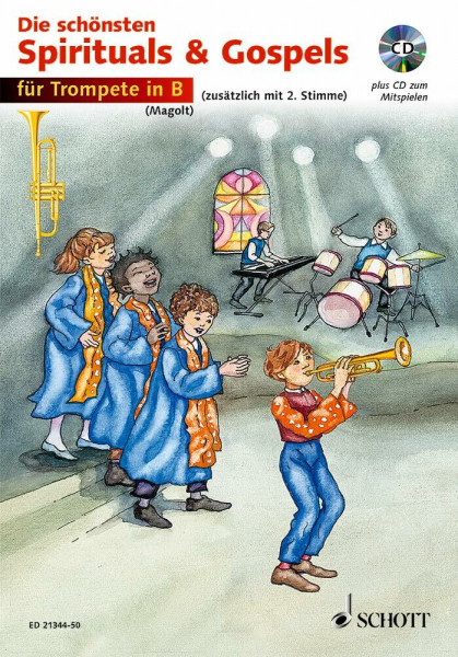 Die schönsten Spirituals & Gospels: sehr leicht bearbeitet. 1-2 Trompeten in B.