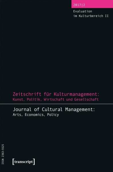 Zeitschrift für Kulturmanagement: Kunst, Politik, Wirtschaft und Gesellschaft