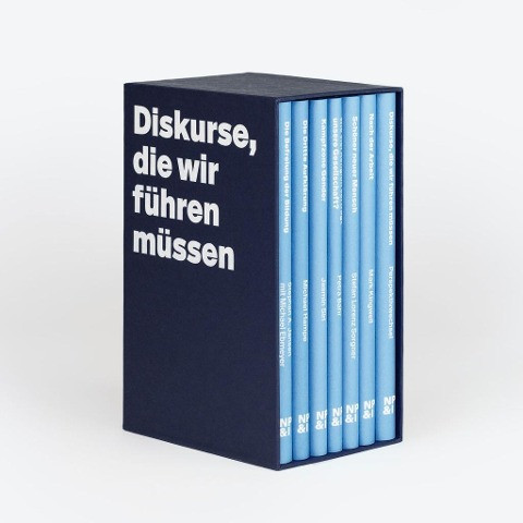 Diskurse, die wir führen müssen. Box mit sieben Hardcovern