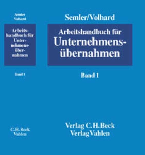 Arbeitshandbuch für Unternehmensübernahmen