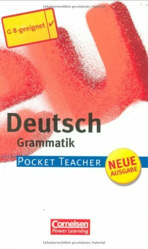 Pocket Teacher - Sekundarstufe I (mit Umschlagklappen): Deutsch: Grammatik