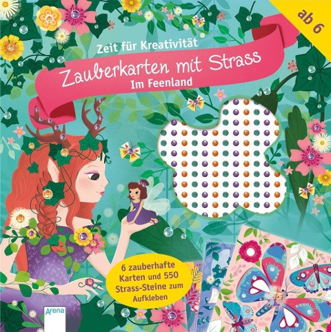 Im Feenland. Zauberkarten mit Strass