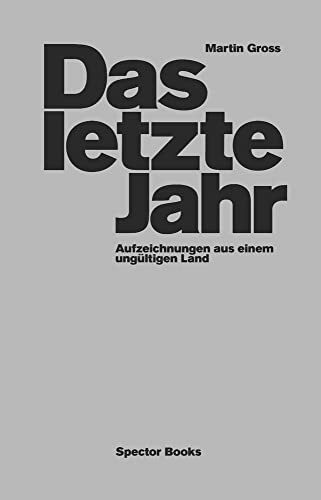 Das letzte Jahr: Aufzeichnungen aus einem ungültigen Land