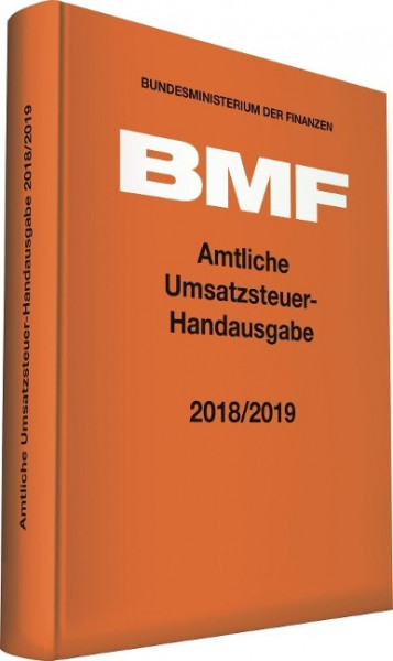 Amtliche Umsatzsteuer-Handausgabe 2018/2019