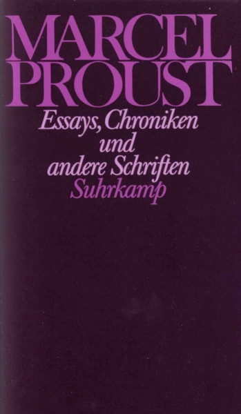 Werke. Frankfurter Ausgabe: Werke I. Band 3: Essays, Chroniken und andere Schriften