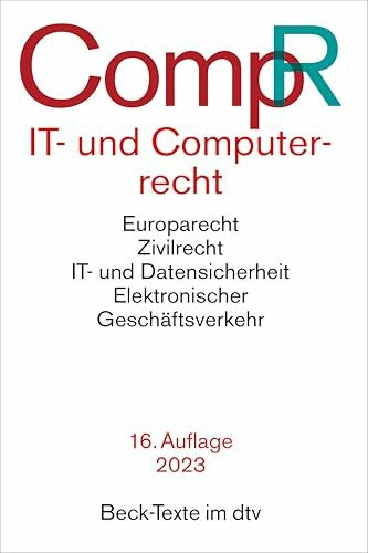 IT- und Computerrecht (Beck-Texte im dtv)