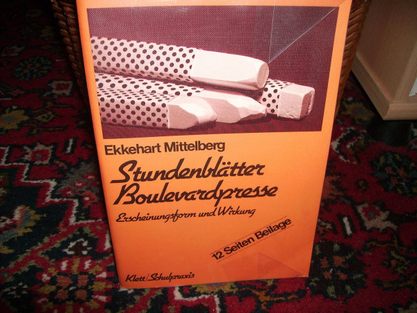 Stundenblätter Boulevardpresse. Erscheinungsform und Wirkung