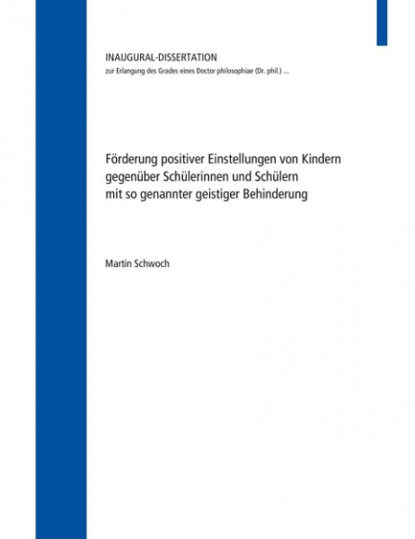 Förderung positiver Einstellungen von Kindern gegenüber Schülerinnen und Schülern mit so genannter g