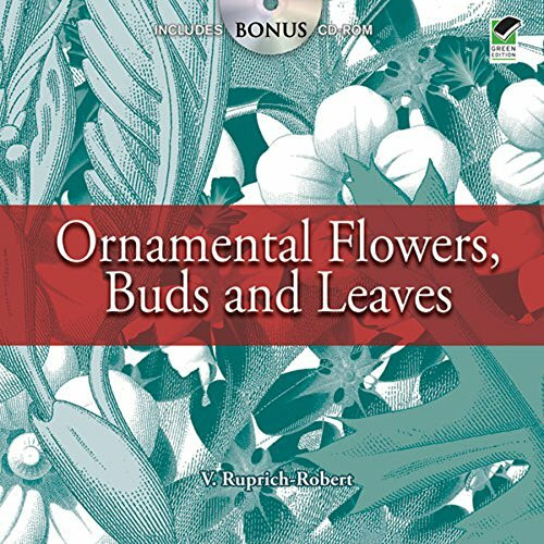 Ornamental Flowers, Buds and Leaves (Pictorial Archive Series)